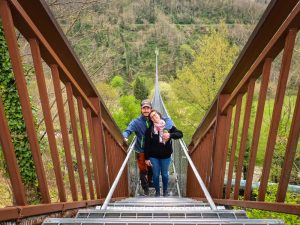 ponte delle ferriere ponte sospeso toscana