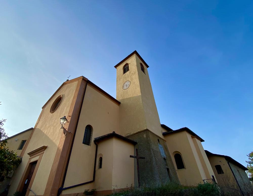 chiesa di santa giustina, montecorone
