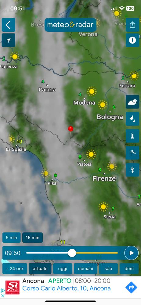 app per trekking meteo